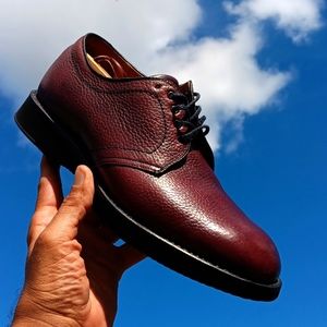 Alden Men's Viintage # 312 Brown Leather Oxford Derby Plain Toe C.D.I